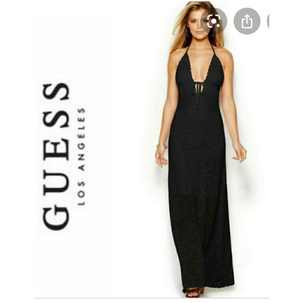 Guess Maxi Crochet Dress